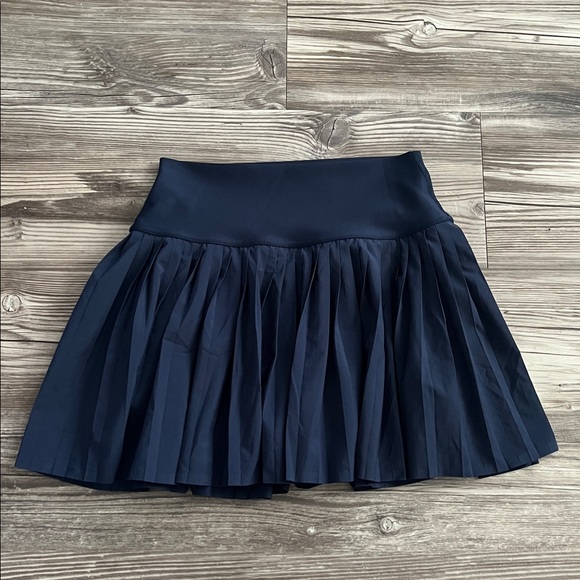 Alo Yoga Grand Slam Tennis Skirt Navy Blue - Picture 3 of 13